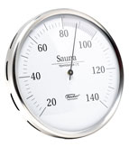 Термометр для сауны Fischer в корпусе из нержавеющей стали