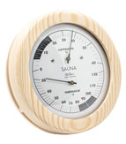 Термометр-гигрометр для сауны Fischer в деревянном корпусе