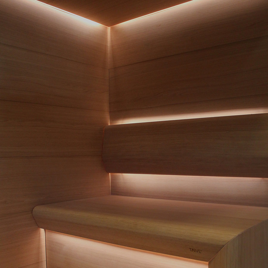 Освещение для потолка Sauna Linear Glass 
