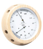 Термометр-гигрометр для&nbsp;сауны Fischer в деревянном корпусе