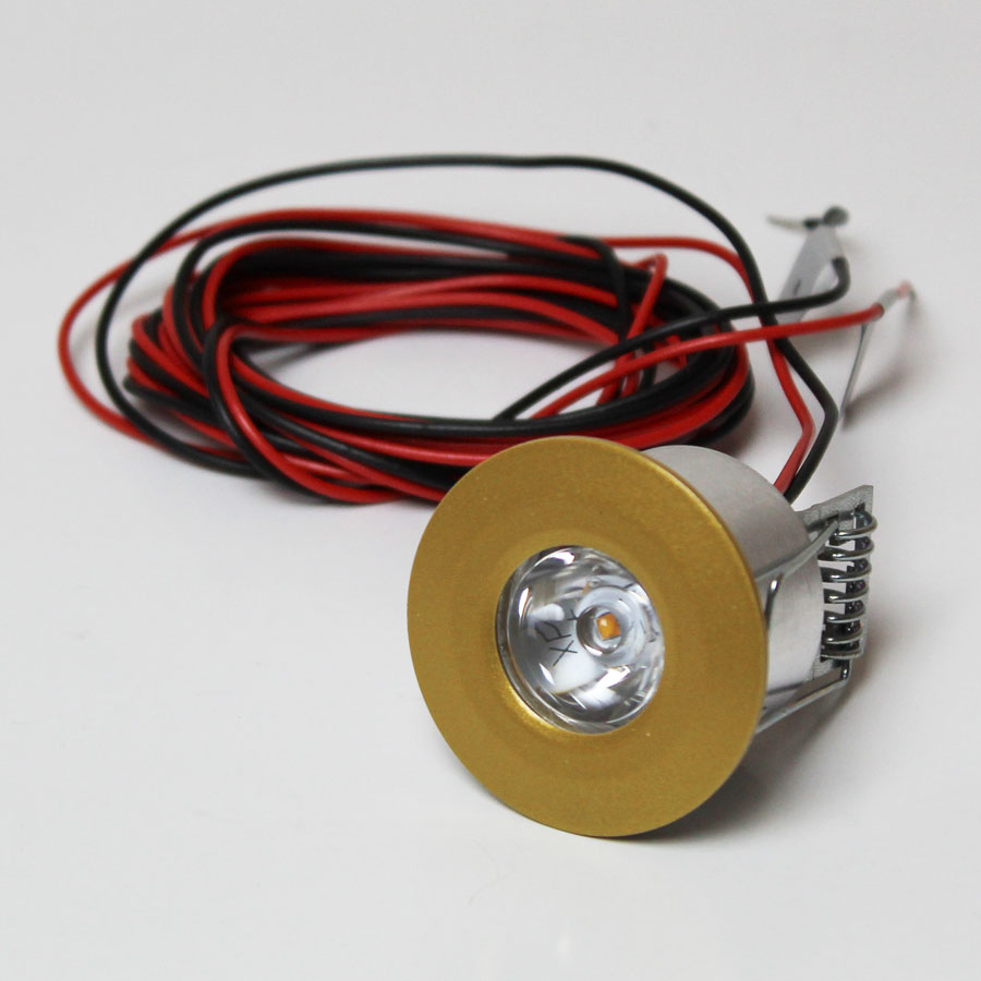 Светодиодная подсветка для хамама Контакт Плюс золотого цвета